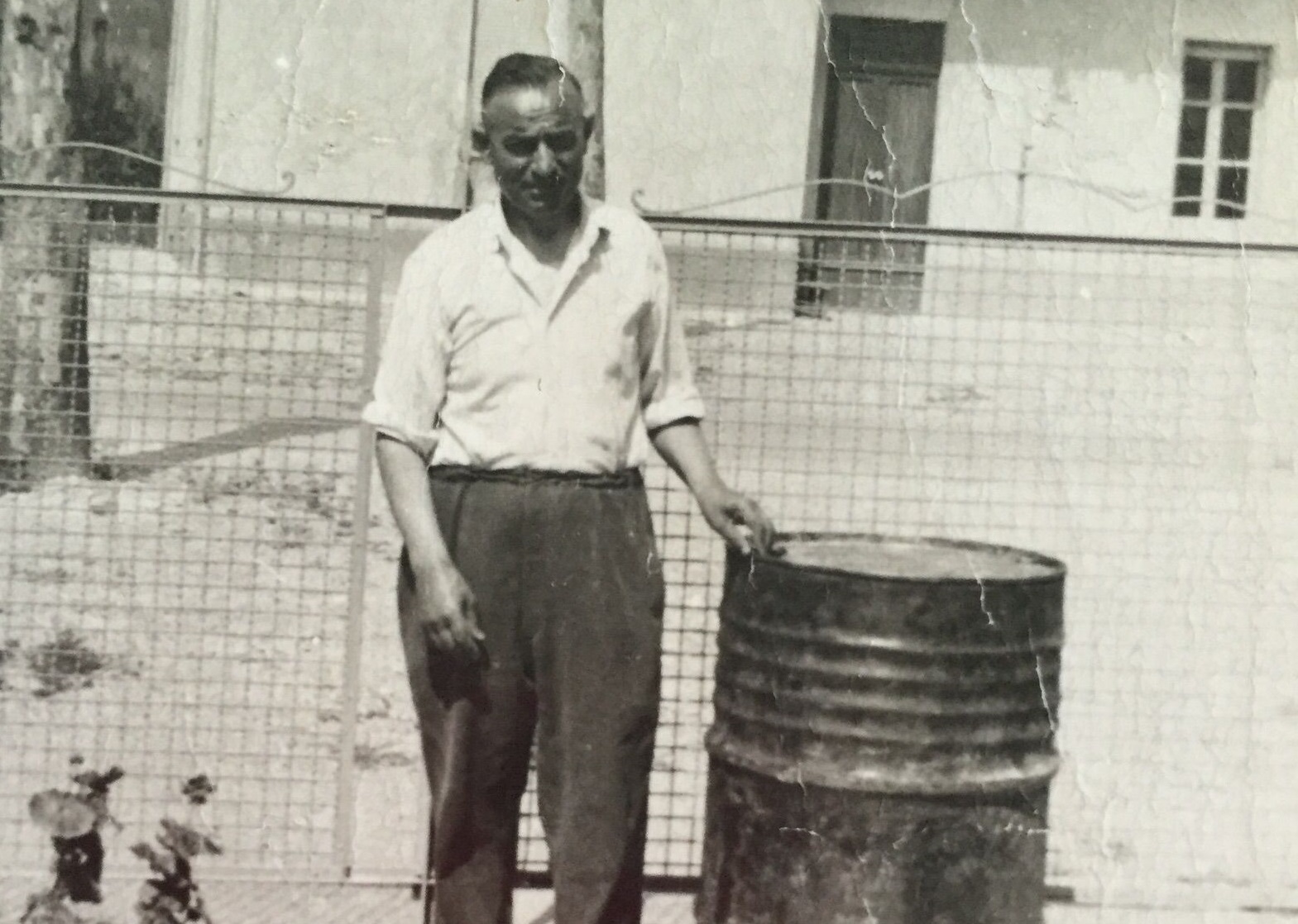 Giuseppe Golini prima latta olio 1945