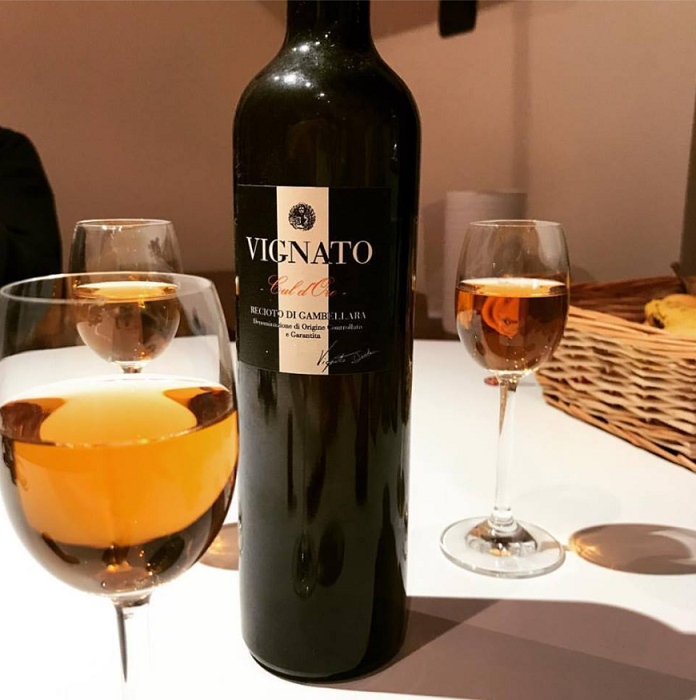 Recioto di Gambellara a tavola