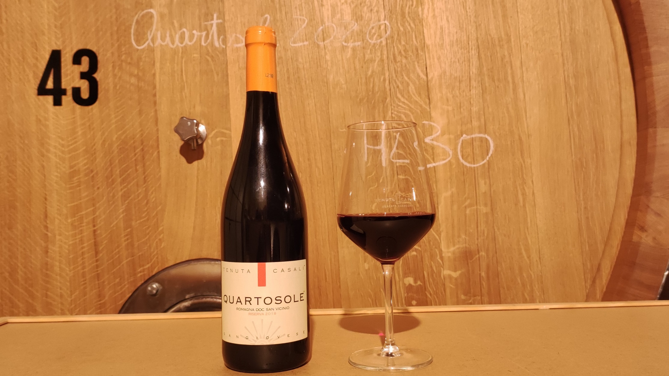 Romagna Doc Sangiovese San Vicinio Riserva Quartosole 2018