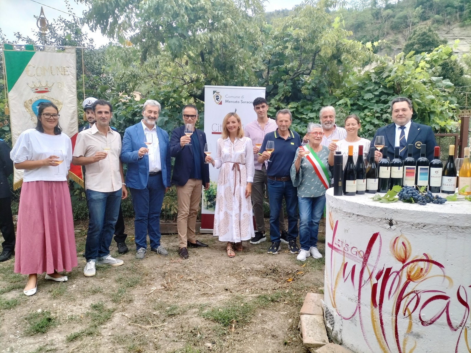 Consegna Bandiera Città del Vino a Mercato Saraceno
