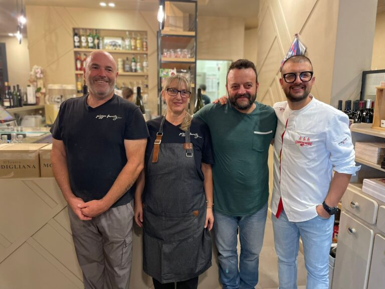 Andrea e Roberta di Pizza Family, Massimiliano Mussoni, Angelo Rumolo